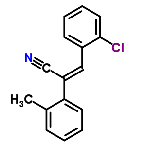 31881-09-1  (2Z)-3-(2-chlorophenyl)-2-(2-methylphenyl)prop-2-enenitrile