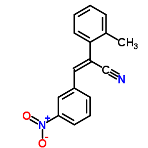 31881-13-7  (2Z)-2-(2-methylphenyl)-3-(3-nitrophenyl)prop-2-enenitrile