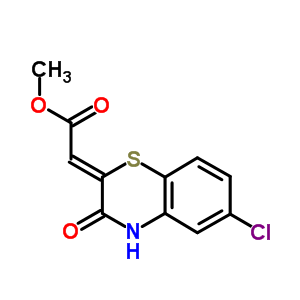 32723-06-1  methyl (2Z)-(6-chloro-3-oxo-3,4-dihydro-2H-1,4-benzothiazin-2-ylidene)ethanoate