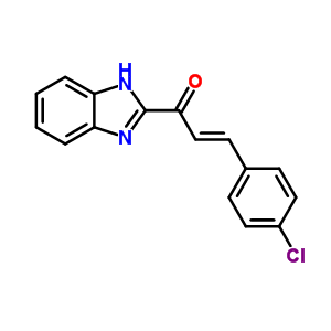 36998-77-3  (2E)-1-(1H-benzimidazol-2-yl)-3-(4-chlorophenyl)prop-2-en-1-one