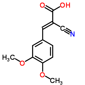37630-52-7  (2E)-2-cyano-3-(3,4-dimethoxyphenyl)prop-2-enoic acid
