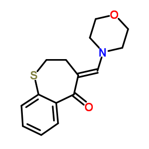 40322-48-3  (4E)-4-(morpholin-4-ylmethylidene)-3,4-dihydro-1-benzothiepin-5(2H)-one