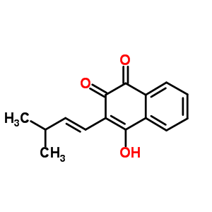 4042-39-1  4-hydroxy-3-[(1E)-3-methylbut-1-en-1-yl]naphthalene-1,2-dione