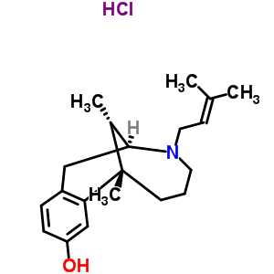 51478-21-8  (2S,7S,12S)-7,12-dimethyl-3-(3-methylbut-2-en-1-yl)-2,3,4,5,6,7-hexahydro-1H-2,7-methano-3-benzazonin-9-ol hydrochloride