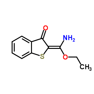 52947-35-0  (2Z)-2-[amino(ethoxy)methylidene]-1-benzothiophen-3(2H)-one