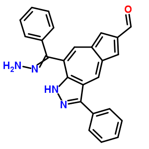 54125-77-8  3-phenyl-9-(phenylcarbonohydrazonoyl)-1H-azuleno[6,5-c]pyrazole-6-carbaldehyde
