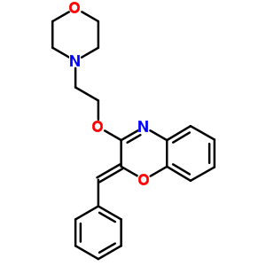 55894-73-0  (2Z)-3-(2-morpholin-4-ylethoxy)-2-(phenylmethylidene)-2H-1,4-benzoxazine