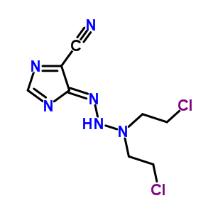 57052-97-8  (4Z)-4-[3,3-bis(2-chloroethyl)triazanylidene]-4H-imidazole-5-carbonitrile