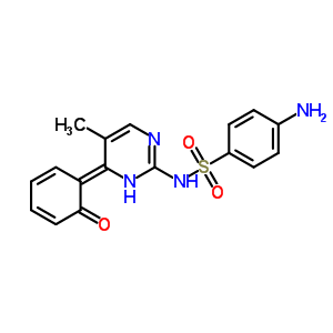 58416-72-1  4-amino-N-[(6Z)-5-methyl-6-(6-oxocyclohexa-2,4-dien-1-ylidene)-1,6-dihydropyrimidin-2-yl]benzenesulfonamide