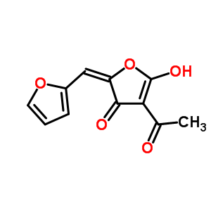 60404-12-8  (2E)-4-acetyl-2-(furan-2-ylmethylidene)-5-hydroxyfuran-3(2H)-one