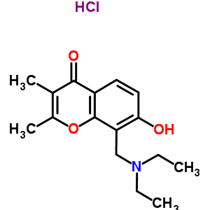 67195-54-4  8-[(diethylamino)methyl]-7-hydroxy-2,3-dimethyl-4H-chromen-4-one hydrochloride