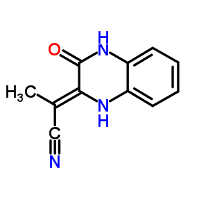 67557-68-0  (2Z)-2-(3-oxo-3,4-dihydroquinoxalin-2(1H)-ylidene)propanenitrile