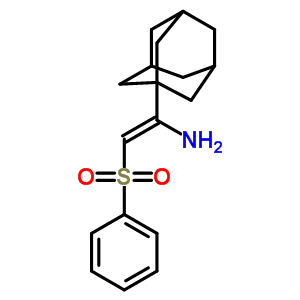 67886-57-1  (Z)-2-(phenylsulfonyl)-1-tricyclo[3.3.1.1~3,7~]dec-1-ylethenamine