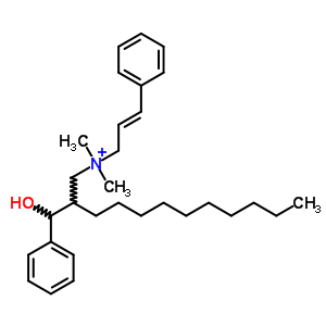 7146-18-1  2-[hydroxy(phenyl)methyl]-N,N-dimethyl-N-[(2E)-3-phenylprop-2-en-1-yl]dodecan-1-aminium
