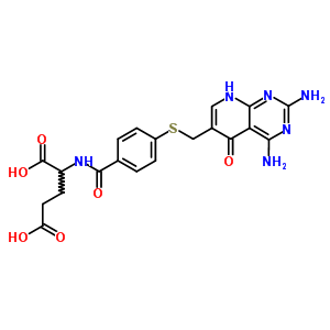 74332-04-0  N-[(4-{[(2,4-diamino-5-oxo-5,8-dihydropyrido[2,3-d]pyrimidin-6-yl)methyl]sulfanyl}phenyl)carbonyl]glutamic acid