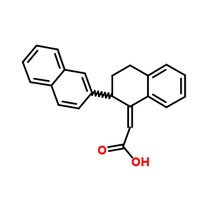 7499-35-6  (2E)-3,4-dihydro-2,2'-binaphthalen-1(2H)-ylideneethanoic acid