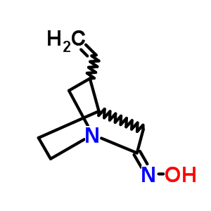 7511-12-8  (2E)-5-ethenyl-1-azabicyclo[2.2.2]octan-2-one oxime