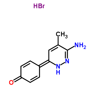 86663-22-1  4-(6-amino-5-methylpyridazin-3(2H)-ylidene)cyclohexa-2,5-dien-1-one hydrobromide