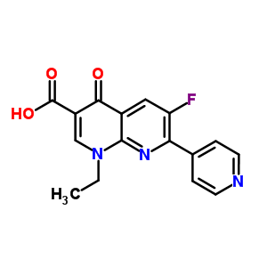 90679-45-1  1-ethyl-6-fluoro-4-oxo-7-pyridin-4-yl-1,4-dihydro-1,8-naphthyridine-3-carboxylic acid