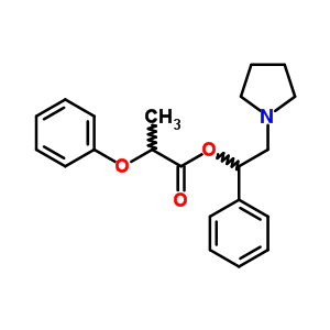 102597-66-0  1-phenyl-2-pyrrolidin-1-ylethyl 2-phenoxypropanoate