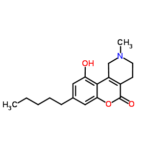 10344-38-4  10-hydroxy-2-methyl-8-pentyl-1,2,3,4-tetrahydro-5H-chromeno[4,3-c]pyridin-5-one