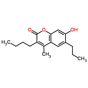 111052-61-0  3-butyl-7-hydroxy-4-methyl-6-propyl-2H-chromen-2-one