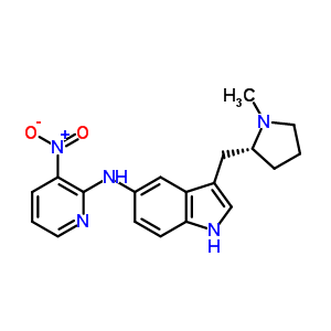 151272-90-1  3-{[(2R)-1-methylpyrrolidin-2-yl]methyl}-N-(3-nitropyridin-2-yl)-1H-indol-5-amine