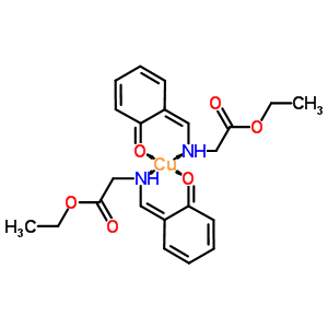 26420-51-9  ethyl N-[(Z)-(6-oxocyclohexa-2,4-dien-1-ylidene)methyl]glycinate - copper (2:1)