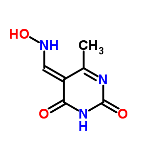 29955-36-0  (5E)-5-[(hydroxyamino)methylidene]-6-methylpyrimidine-2,4(3H,5H)-dione