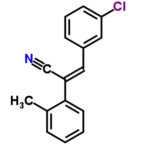 31881-10-4  (2Z)-3-(3-chlorophenyl)-2-(2-methylphenyl)prop-2-enenitrile
