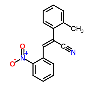 31881-12-6  (2Z)-2-(2-methylphenyl)-3-(2-nitrophenyl)prop-2-enenitrile