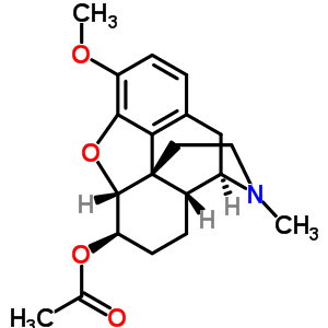 33049-64-8  (5alpha,6beta)-3-methoxy-17-methyl-4,5-epoxymorphinan-6-yl acetate