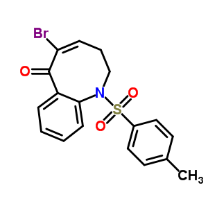 36064-25-2  (4E)-5-bromo-1-[(4-methylphenyl)sulfonyl]-2,3-dihydro-1-benzazocin-6(1H)-one