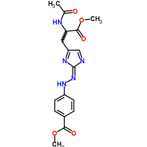 39004-81-4  methyl 4-[(2Z)-2-{4-[2-(acetylamino)-3-methoxy-3-oxopropyl]-2H-imidazol-2-ylidene}hydrazino]benzoate