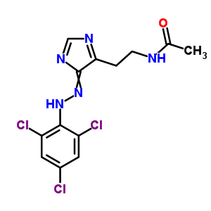 39050-07-2  N-(2-{4-[(2,4,6-trichlorophenyl)hydrazono]-4H-imidazol-5-yl}ethyl)acetamide