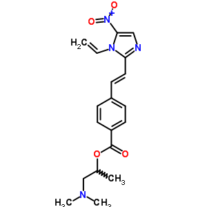 41552-50-5  2-(dimethylamino)-1-methylethyl 4-[(E)-2-(1-ethenyl-5-nitro-1H-imidazol-2-yl)ethenyl]benzoate