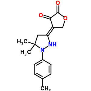 50413-17-7  (4E)-4-[5,5-dimethyl-1-(4-methylphenyl)pyrazolidin-3-ylidene]dihydrofuran-2,3-dione