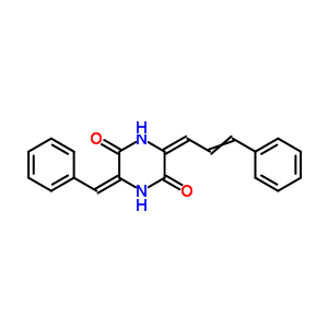 51245-21-7  (3E,6E)-3-(phenylmethylidene)-6-(3-phenylprop-2-en-1-ylidene)piperazine-2,5-dione