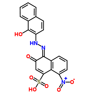 518-88-7  נתרן (4E)-4-[(1-hydroxynaphthalen-2-yl)hydrazono]-8-nitro-3-oxo-3,4-dihydronaphthalene-1-sulfonate
