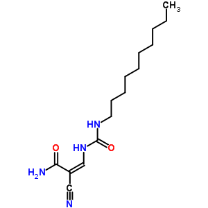 5460-95-7  (2Z)-2-cyano-3-[(decylcarbamoyl)amino]prop-2-enamide