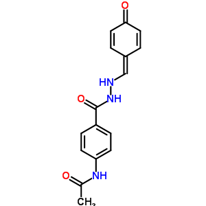56077-43-1  N-[4-({2-[(4-oxocyclohexa-2,5-dien-1-ylidene)methyl]hydrazino}carbonyl)phenyl]acetamide