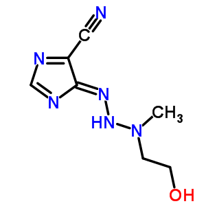 57052-95-6  (4Z)-4-[3-(2-hydroxyethyl)-3-methyltriazanylidene]-4H-imidazole-5-carbonitrile