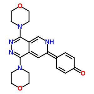 57696-55-6  4-(1,4-dimorpholin-4-ylpyrido[3,4-d]pyridazin-7(6H)-ylidene)cyclohexa-2,5-dien-1-one
