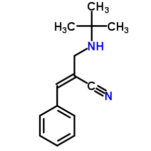 59729-02-1  (2Z)-2-[(tert-butylamino)methyl]-3-phenylprop-2-enenitrile