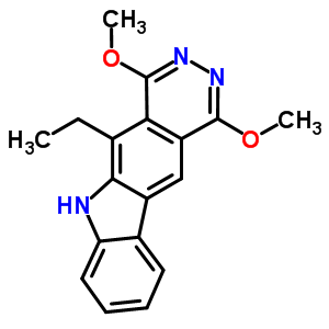59774-26-4  5-ethyl-1,4-dimethoxy-6H-pyridazino[4,5-b]carbazole