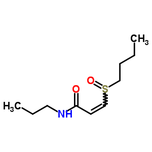 64242-11-1  (2Z)-3-(butylsulfinyl)-N-propylprop-2-enamide