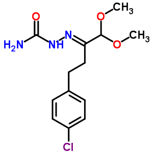 6630-56-4  (2E)-4-(4-chlorophenyl)-1,1-dimethoxybutan-2-one semicarbazone