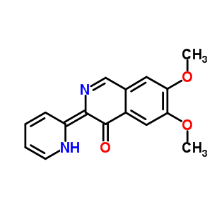 69504-74-1  (3E)-6,7-dimethoxy-3-pyridin-2(1H)-ylideneisoquinolin-4(3H)-one