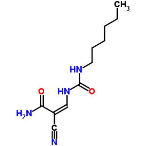 6976-83-6  (2Z)-2-cyano-3-[(hexylcarbamoyl)amino]prop-2-enamide