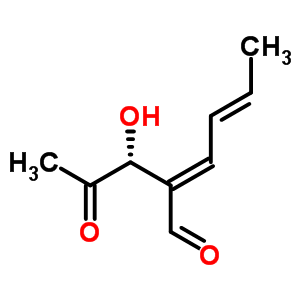 69962-81-8  (2E,4E)-2-[(1R)-1-hydroxy-2-oxopropyl]hexa-2,4-dienal